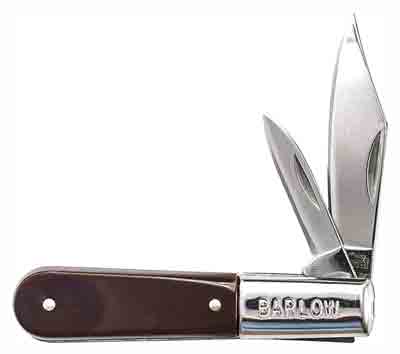 Imperial Jackmaster 2-Blade Barlow Pocket Knife Brown Celluloid Handle 2.4"