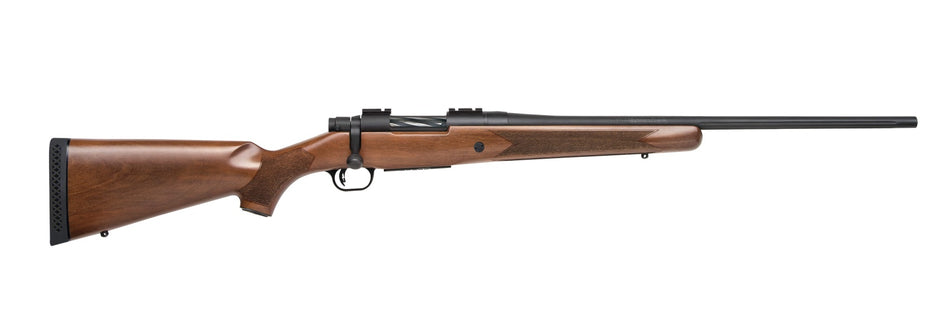 Mossberg 27861 Patriot Walnut Full Size 308 Win 5+1 22" Matte Blued Fluted Barrel, Matte Blued Steel Receiver, Walnut Wood Stock