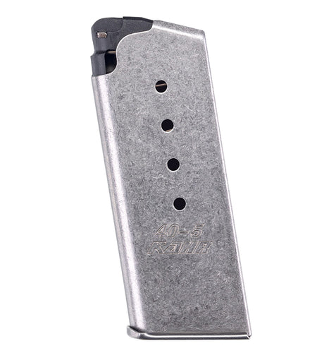 Kahr Arms OEM Stainless .40 S&W 5-Round Pistol Magazine for CM/MK/PM Handguns