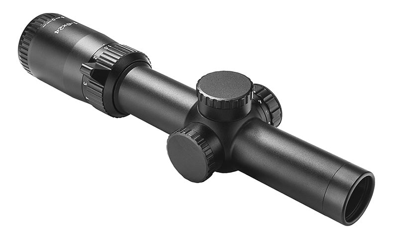 NcSTAR SEEFL1624G 1-6x24 LPV Illuminated Rifle Scope Black Anodized