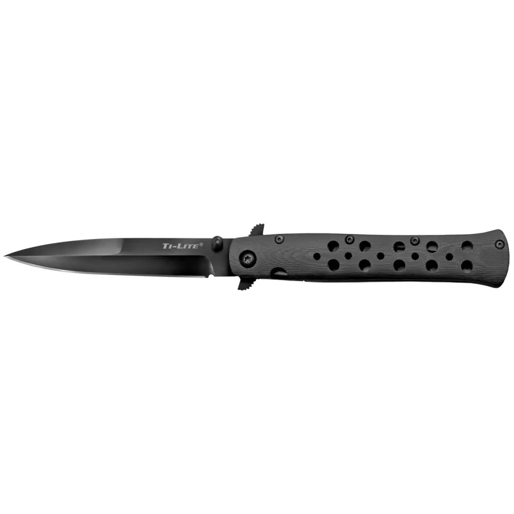 Cold Steel Ti-Lite 4" Folding Knife G-10 Handle Straight Edge 8.75 OAL