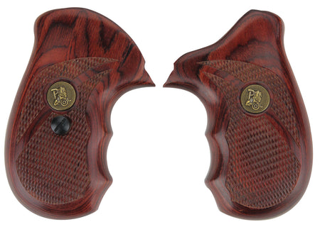 Pachmayr 63080 Taurus 85 Rosewood Laminate Finger Groove Grip Polished Checkered Finish