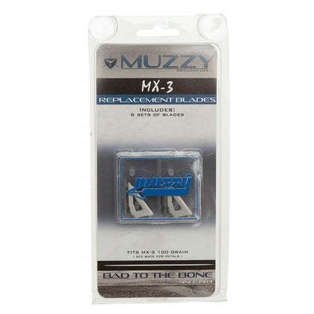 Muzzy 100 gr. MX-3 Broadhead Replacement Blades 9-Pack