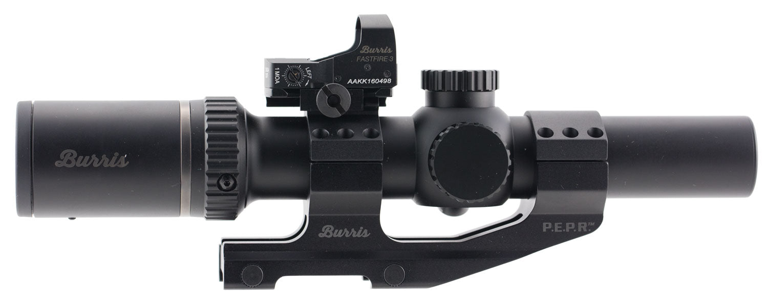 Burris 200437-FF MTAC 1-4x 24mm 30mm Tube Ballistic CQ Illuminated Scope FastFire 3 & PEPR Mount Kit