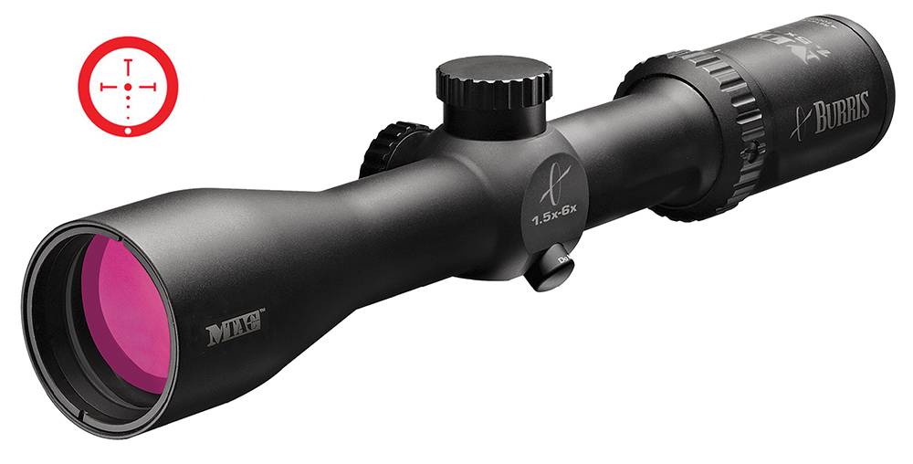 Burris MTAC 1.5-6x42mm 30mm Tube Black Matte Illuminated Ballistic CQ SFP Rifle Scope