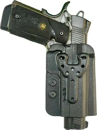 Comp-Tac QB OWB Right-Hand Kydex Holster 1911 Size 4 Black