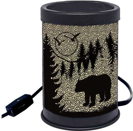 Rivers Edge Bear Themed Candle Warmer Plate