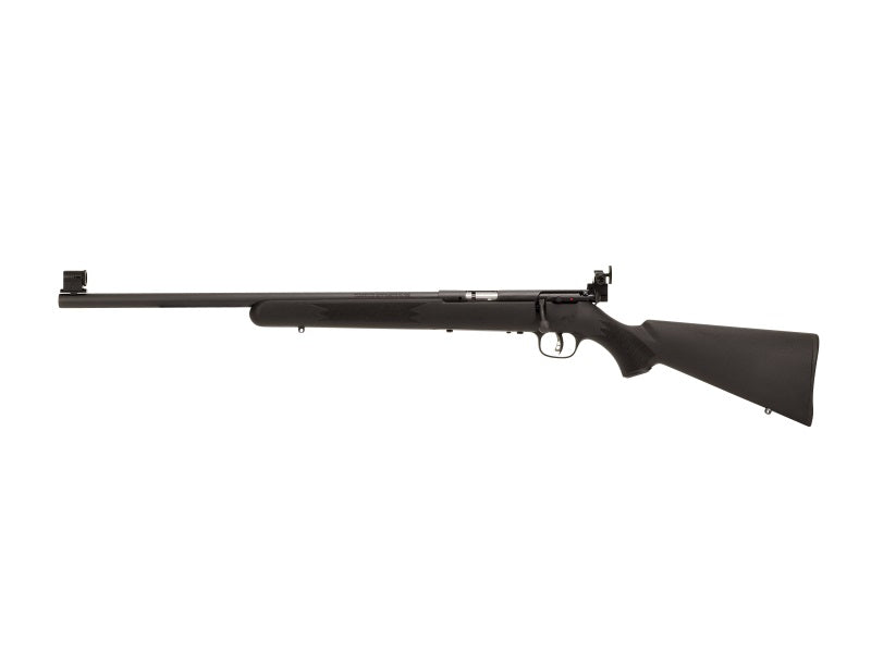 Savage Arms 28901 Mark I FVT Full Size 22 Long/22 Short/22 LR 1rd 21" Black Satin Heavy Barrel, Satin Black Carbon Steel Receiver, Black Fixed Synthetic Stock, Left Hand