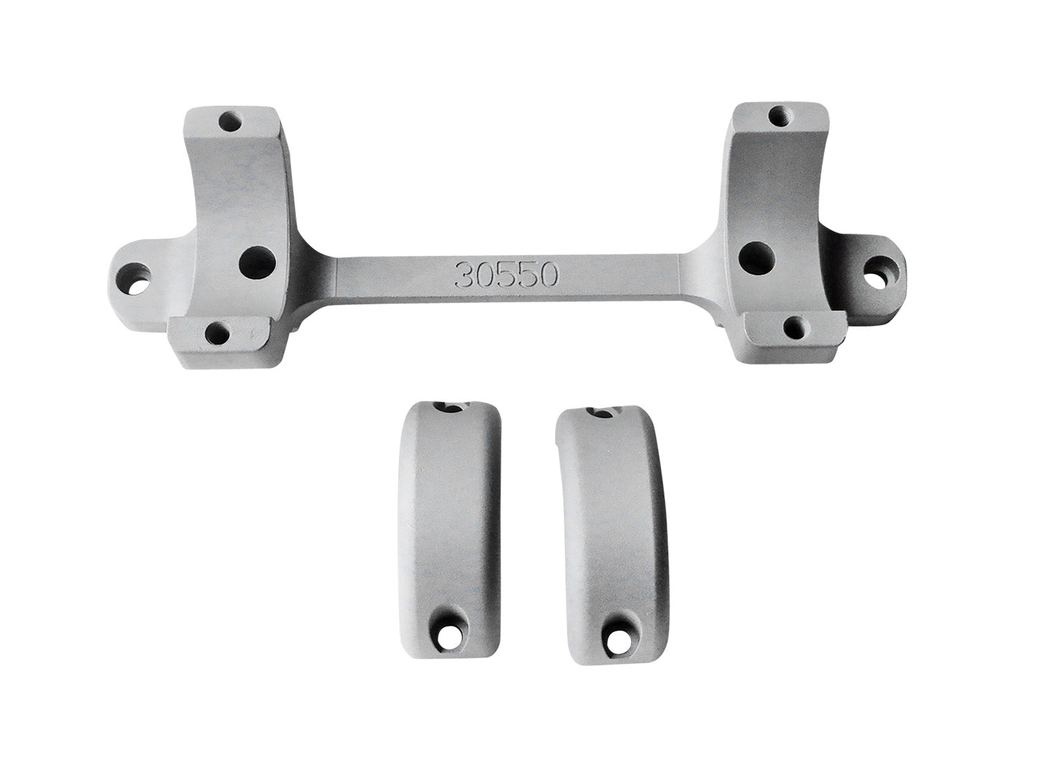 DNZ 30550S Game Reaper 30mm Tikka Scope Mount and Ring Combo in Silver