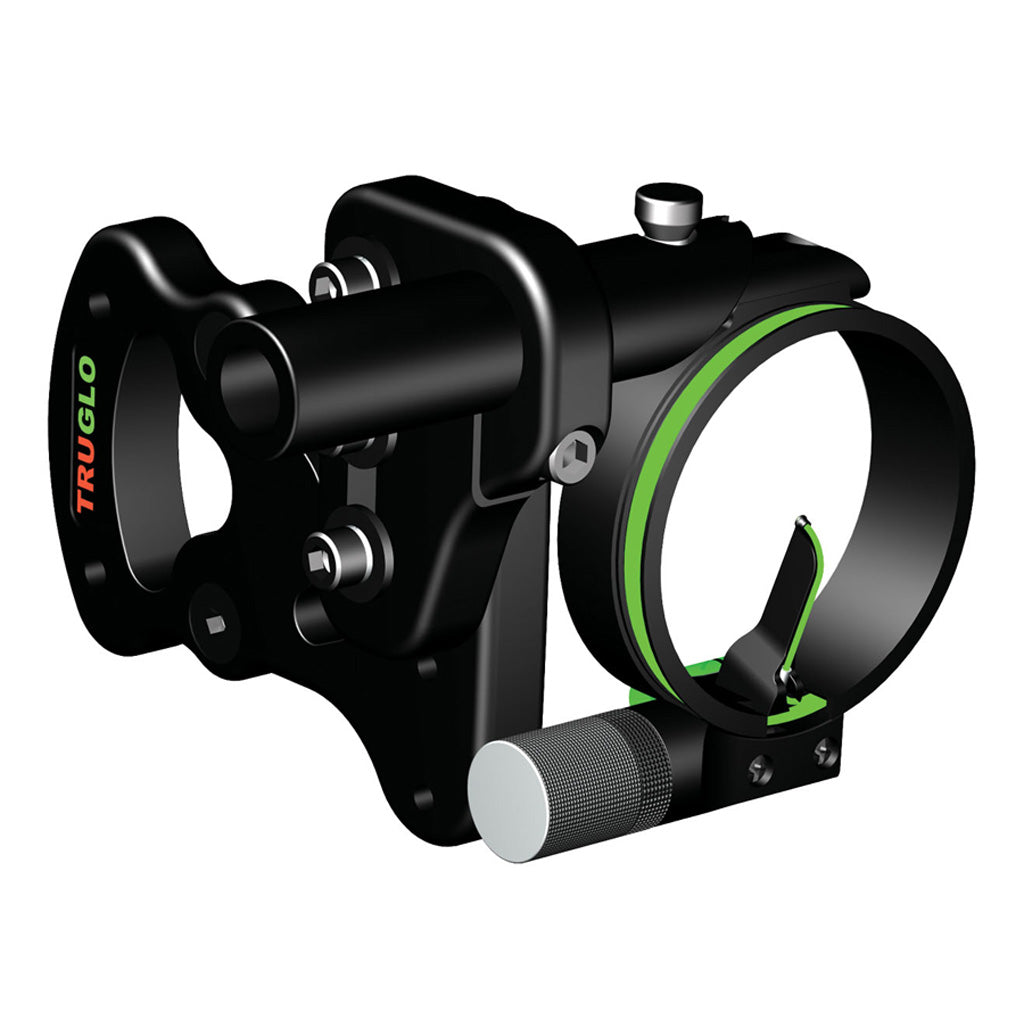TruGlo Black Pendulum Archery Sight 1 Pin .029 RH/LH