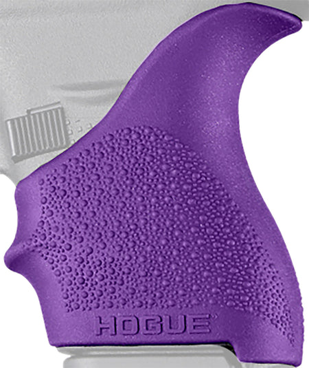 Hogue 18206 HandAll Beavertail Grip Sleeve Purple Finish – Glock 42 and 43 Compatible