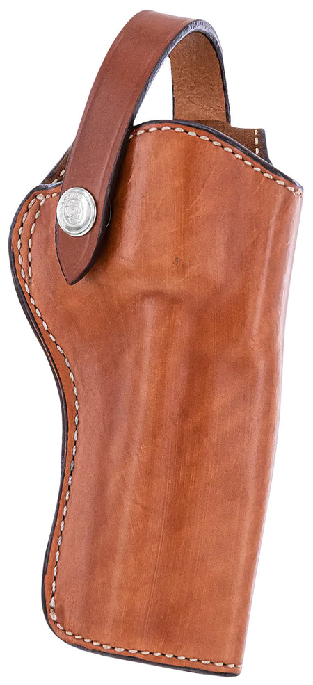 Bianchi Lawman 1L Western OWB Holster 10066 Size 04 Tan Leather for Colt New Frontier and Single Action Army