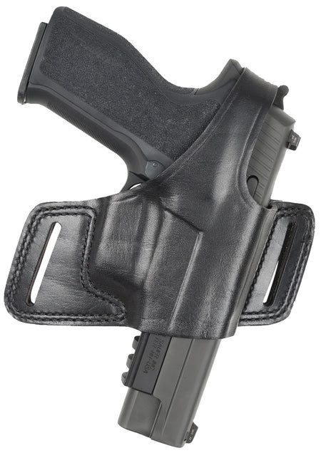 Bianchi 15706 Black Widow Leather OWB Holster Size 01 Black Belt Slide Right Hand S&W J Frame/Taurus 85