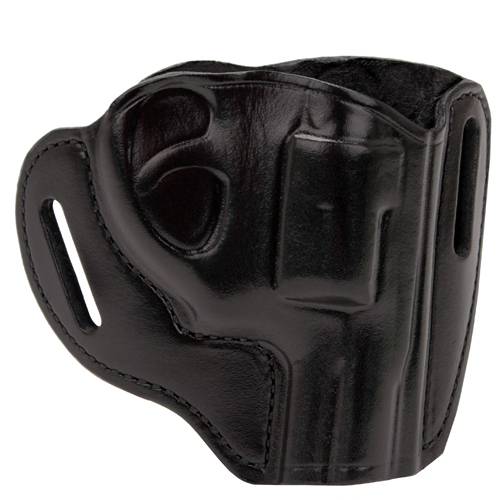 Bianchi Remedy Leather Black Holster for Ruger LCR 38