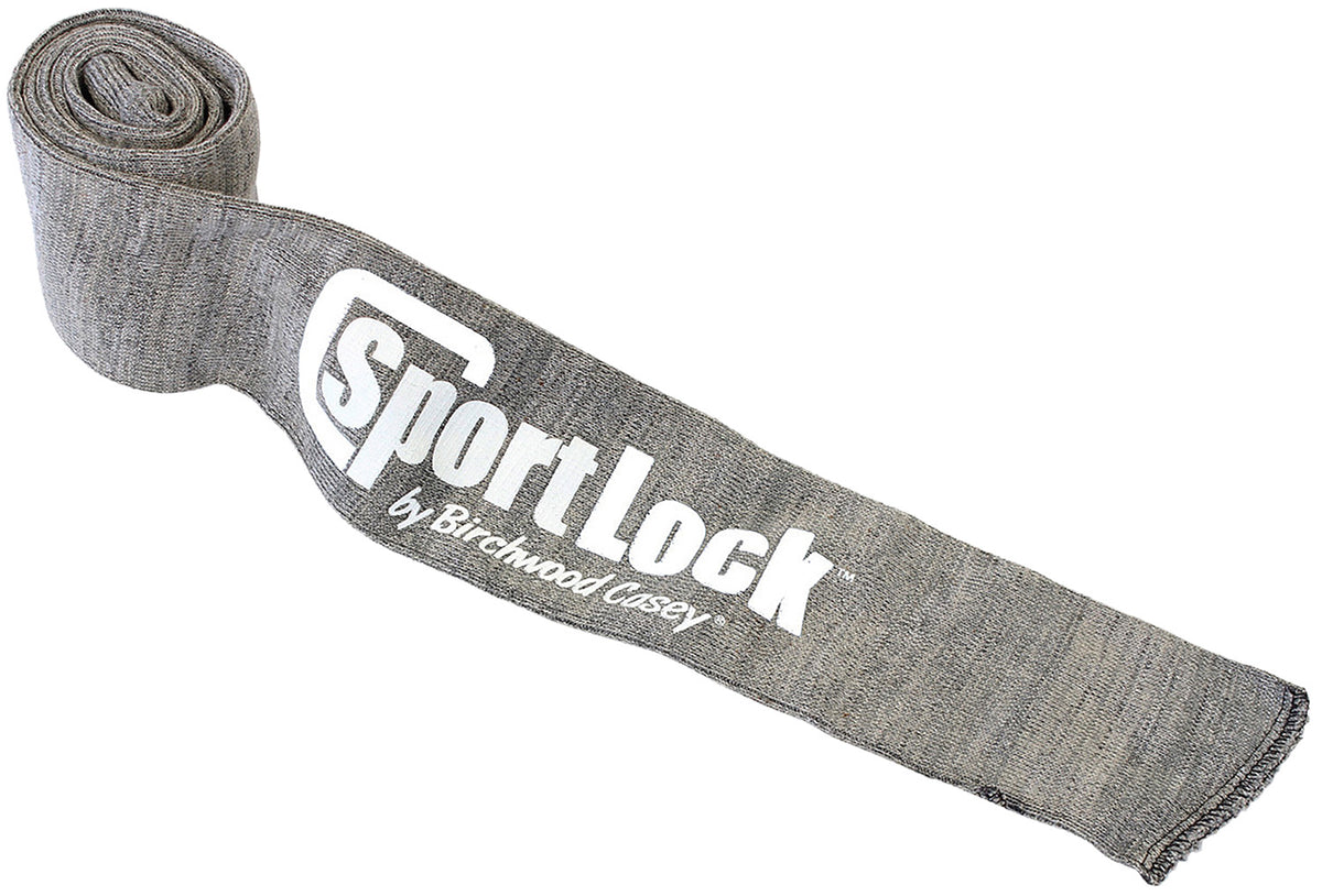 Birchwood Casey 06955 SportLock 53" Silicone Gun Sleeve Gray Cotton Abrasion & Corrosion Resistant