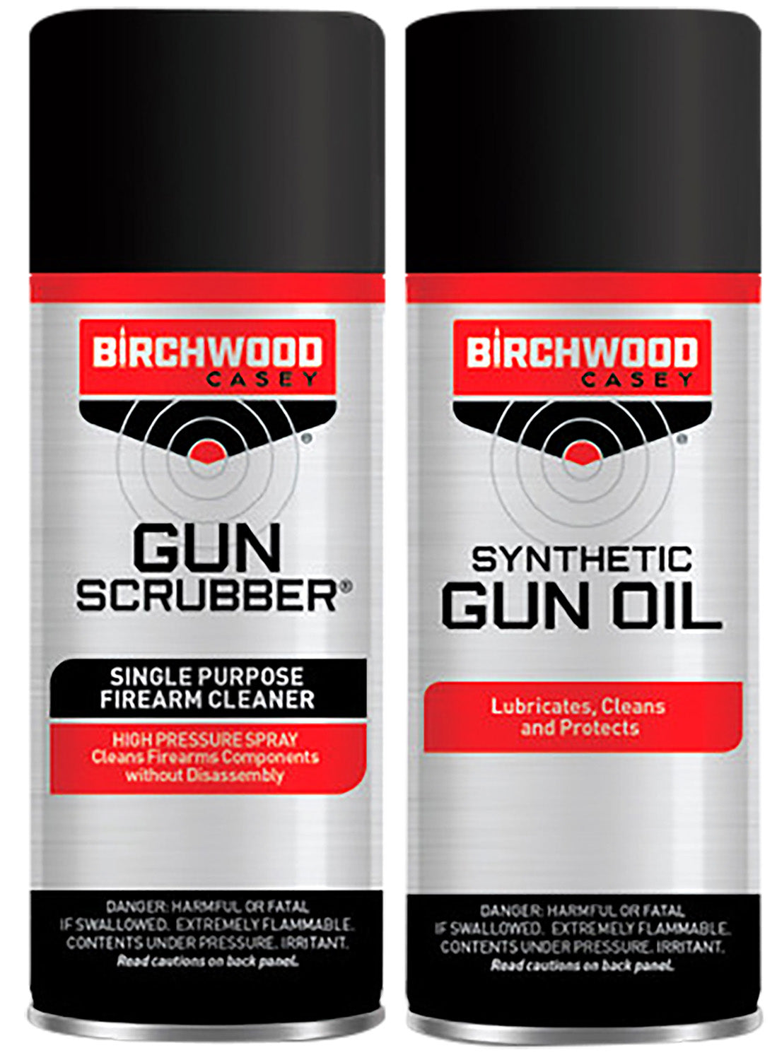 Birchwood Casey Synthetic Gun Oil and Gun Scrubber Combo Aerosol 2 Pack 1.25 oz.