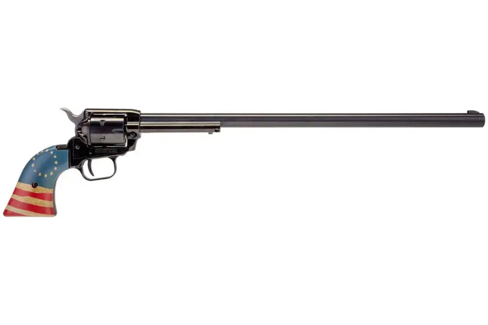 Heritage Rough Rider .22LR 16" Blue with Betsy Ross Flag Grips
