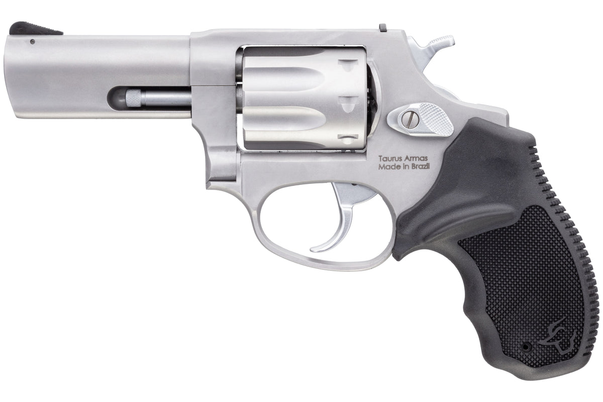 Taurus 2942M039 942 22 WMR 8rd 3" Barrel, Overall Matte Finish Stainless Steel & Finger Grooved Black Polymer Grip