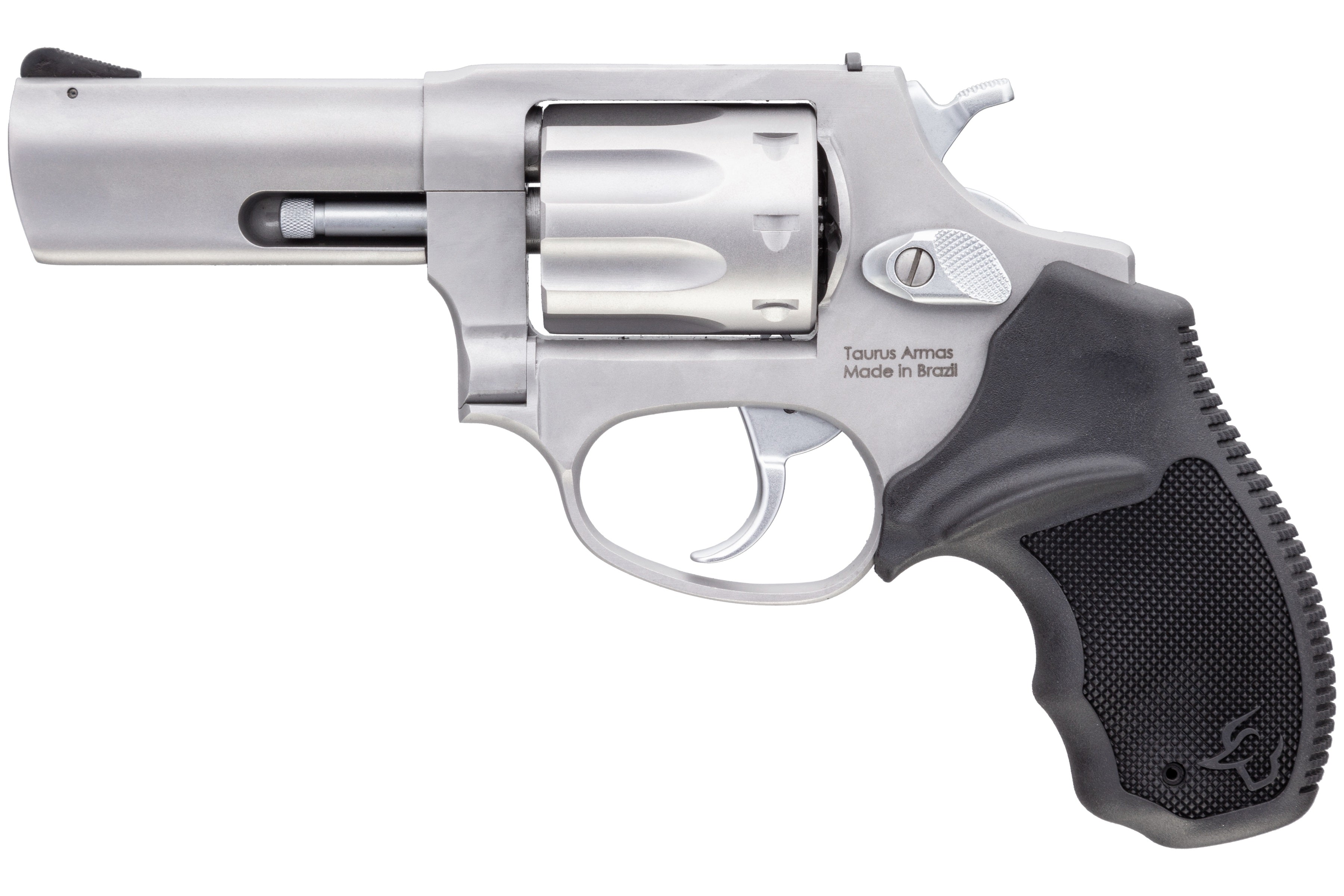 Taurus 2942M039UL 942 Ultra-Lite 22 WMR 8rd 3" Matte Stainless Finish Barrel, Matte Stainless Finish Cylinder, Stainless Anodized Finish Aluminum Frame & Finger Grooved Black Polymer Grip