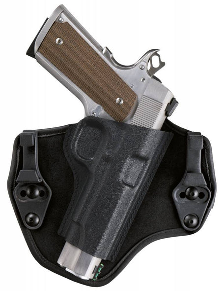 Bianchi Suppression Glock 17 IWB Holster Leather and Thermoplastic Black