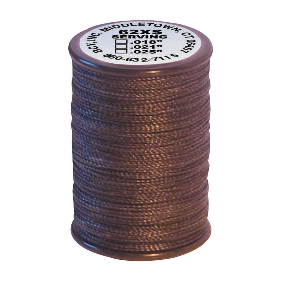 BCY 62XS Durable Braided Center Serving Black .021 75 yds.