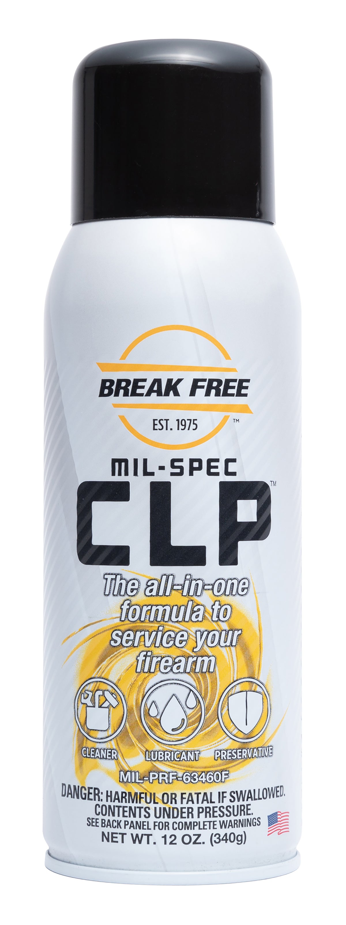 Break Free CLP121 12 oz Gun Cleaner Lubricant Protectant