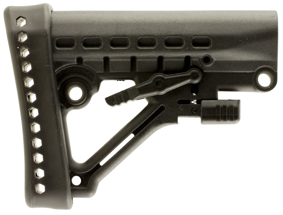 Archangel AA120 Black Synthetic Heavy Duty AR-Platform Buttstock 6 Position Fits Commercial Size Buffer Tube