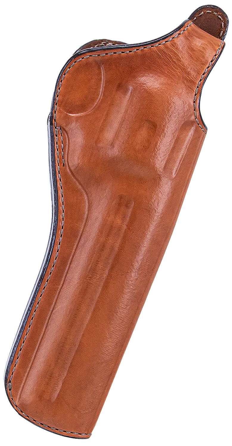 Bianchi 12678 Cyclone OWB Holster Size 03 Tan Leather Belt Loop Strongside/Crossdraw Right Hand S&W K-Frame 4"