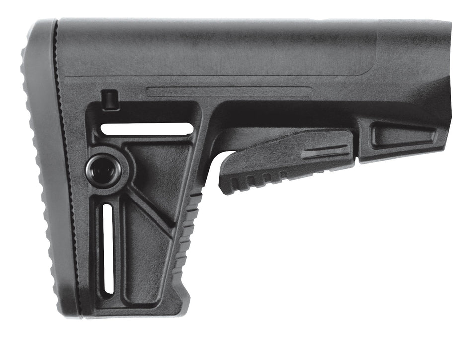 Kriss USA DS150 Black Synthetic AR-15 Stock with QD Sockets for Mil-Spec Tube