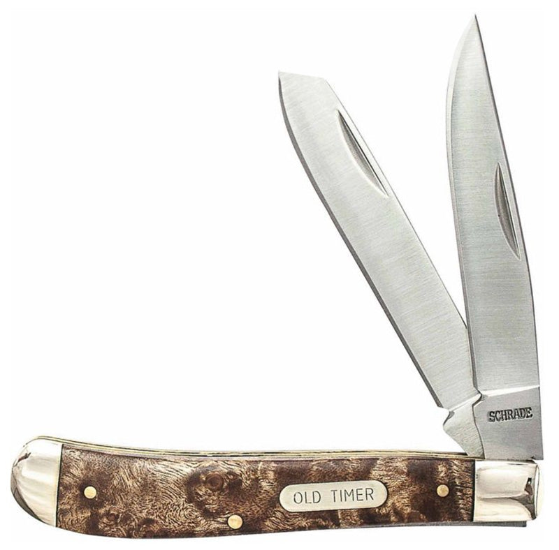 Old Timer 94OTW 3 7/8in Gunstock Trap Ironwood Handle Folding Knife