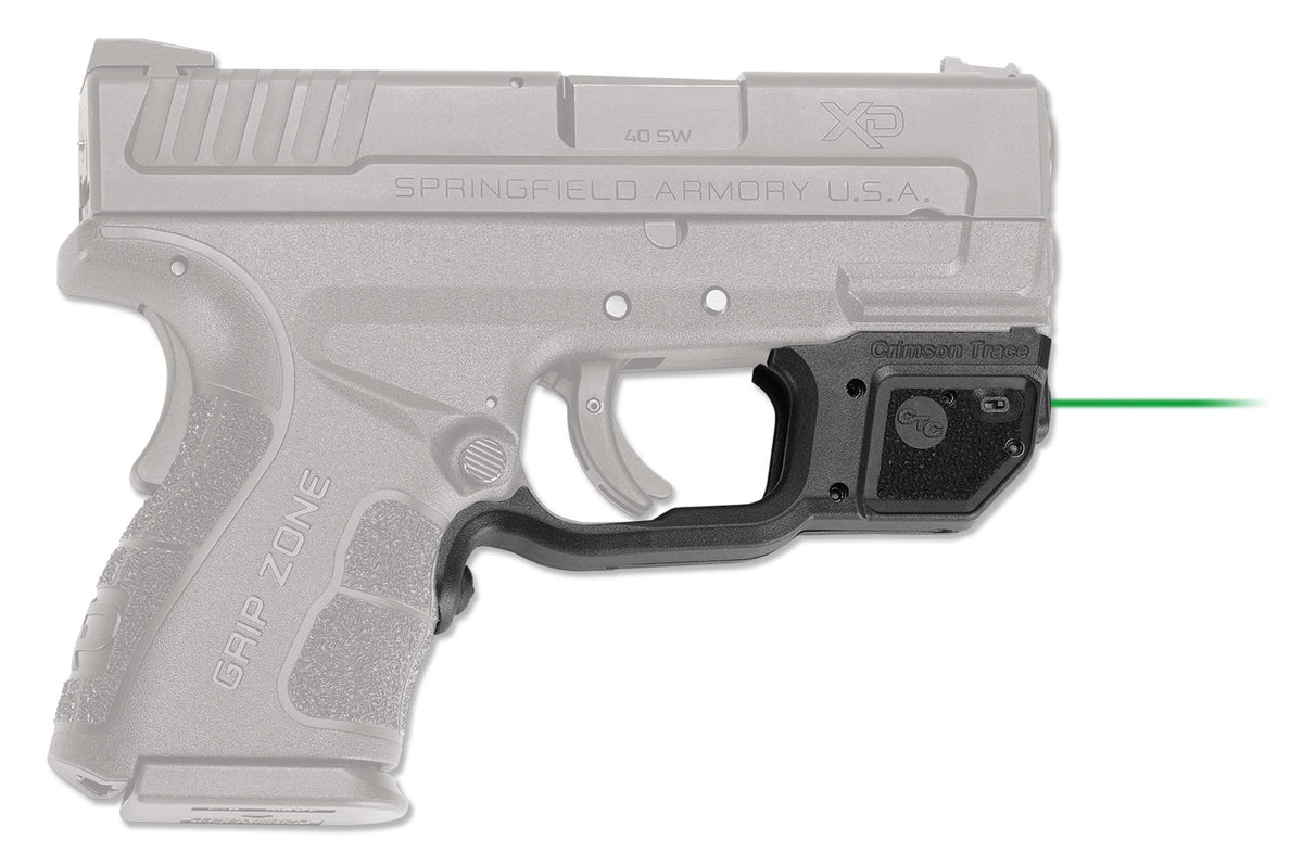 Crimson Trace 0163301 Springfield XD Mod.2 Trigger Guard Laser Sight, Green Laser Black Polymer