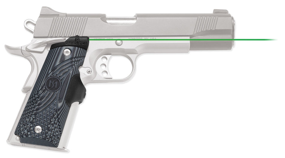 Crimson Trace 0155201 1911 Full-Size Master Series Lasergrips with Green Laser, G10 Side Panels
