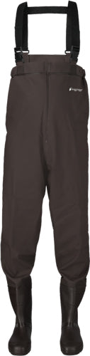 FROGG TOGGS MEN'S RANA PVC LUG CHEST WADER BROWN SIZE 9