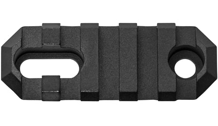 GrovTec GTSW189 2.2" 5-Slot AR Stock Picatinny Rail Black Anodized Aluminum MIL-STD 1913