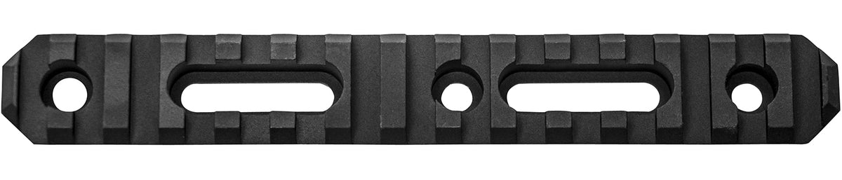 GrovTec GTSW191 6" 15-Slot AR Stock Picatinny Rail Black Anodized Aluminum MIL-STD 1913