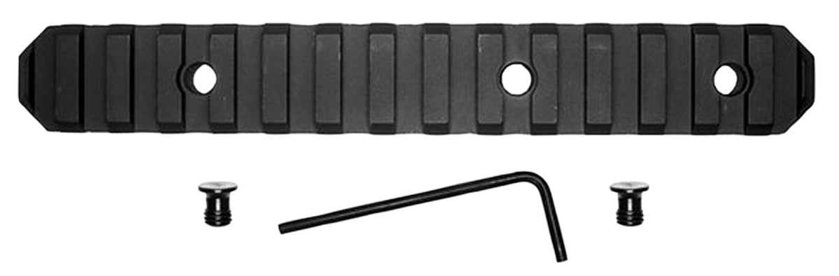 GrovTec GTSW230 6" 15-Slot KeyMod Picatinny Rail Black Anodized Aluminum MIL-STD 1913