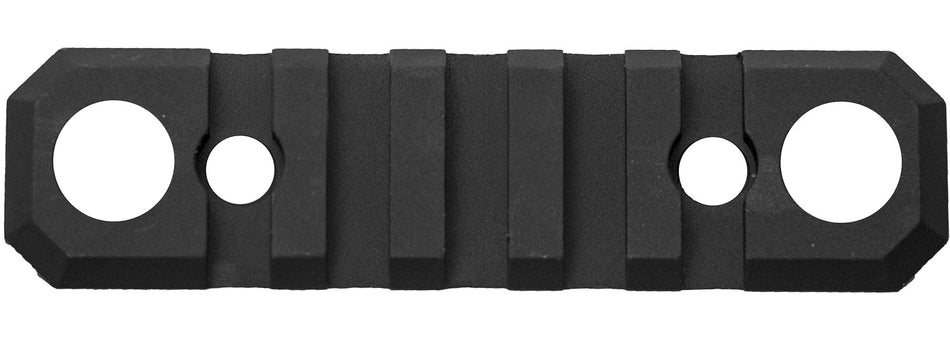 GrovTec GTSW231 3.1" 5-Slot KeyMod Picatinny Rail with Push Button Bases Black Anodized