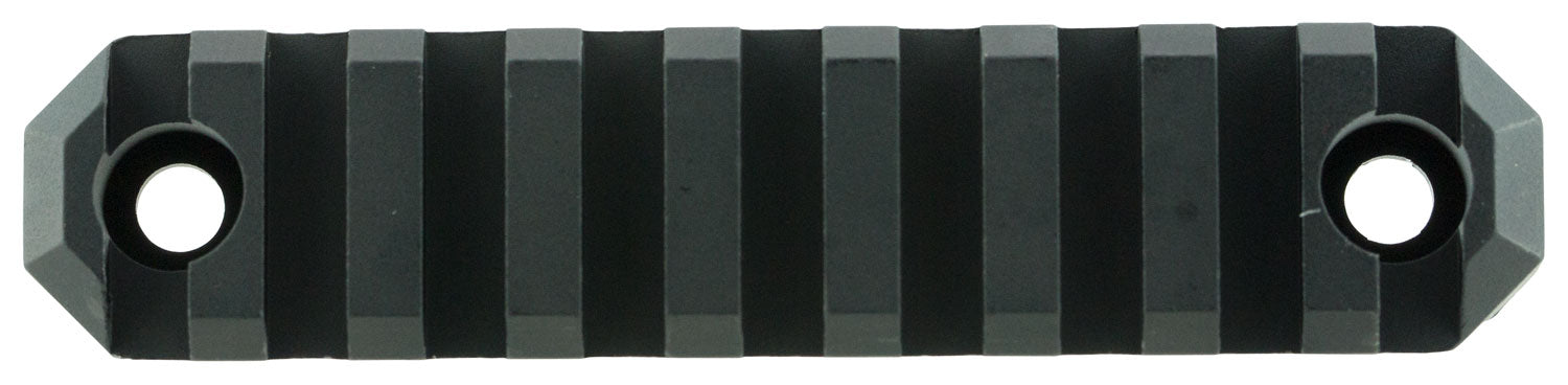 GrovTec GTSW238 3.8" 9-Slot M-Lok Picatinny Rail Black Anodized Aluminum MIL-STD 1913
