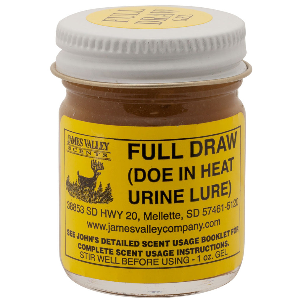 James Valley Full Draw 1 oz. Estrus Gel Scent Deer Lure