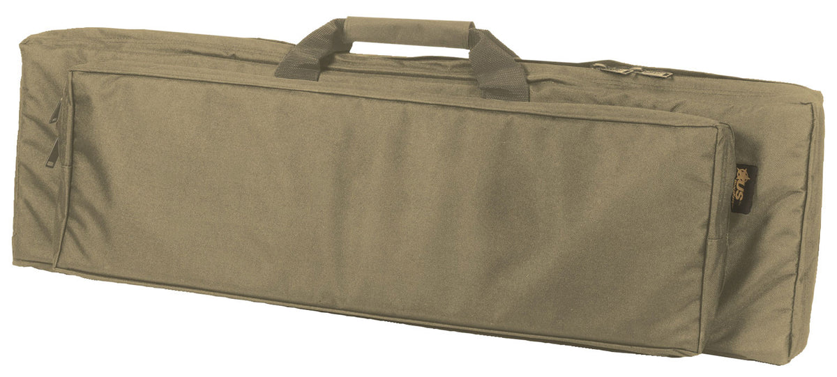 US PeaceKeeper P40036 Tan 600D Polyester Tactical Rifle Case 36in Lockable