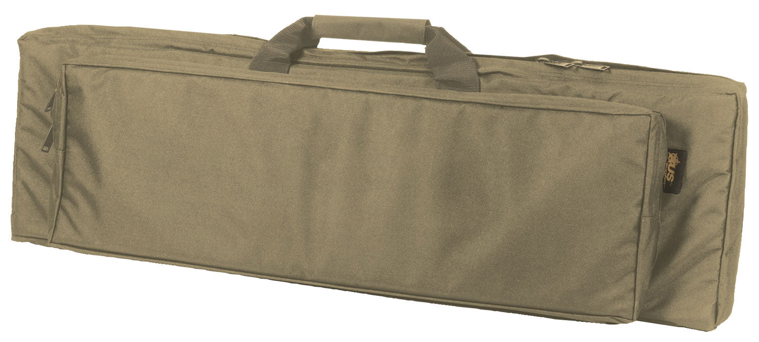 US PeaceKeeper P40036 Tan 600D Polyester Tactical Rifle Case 36in Lockable