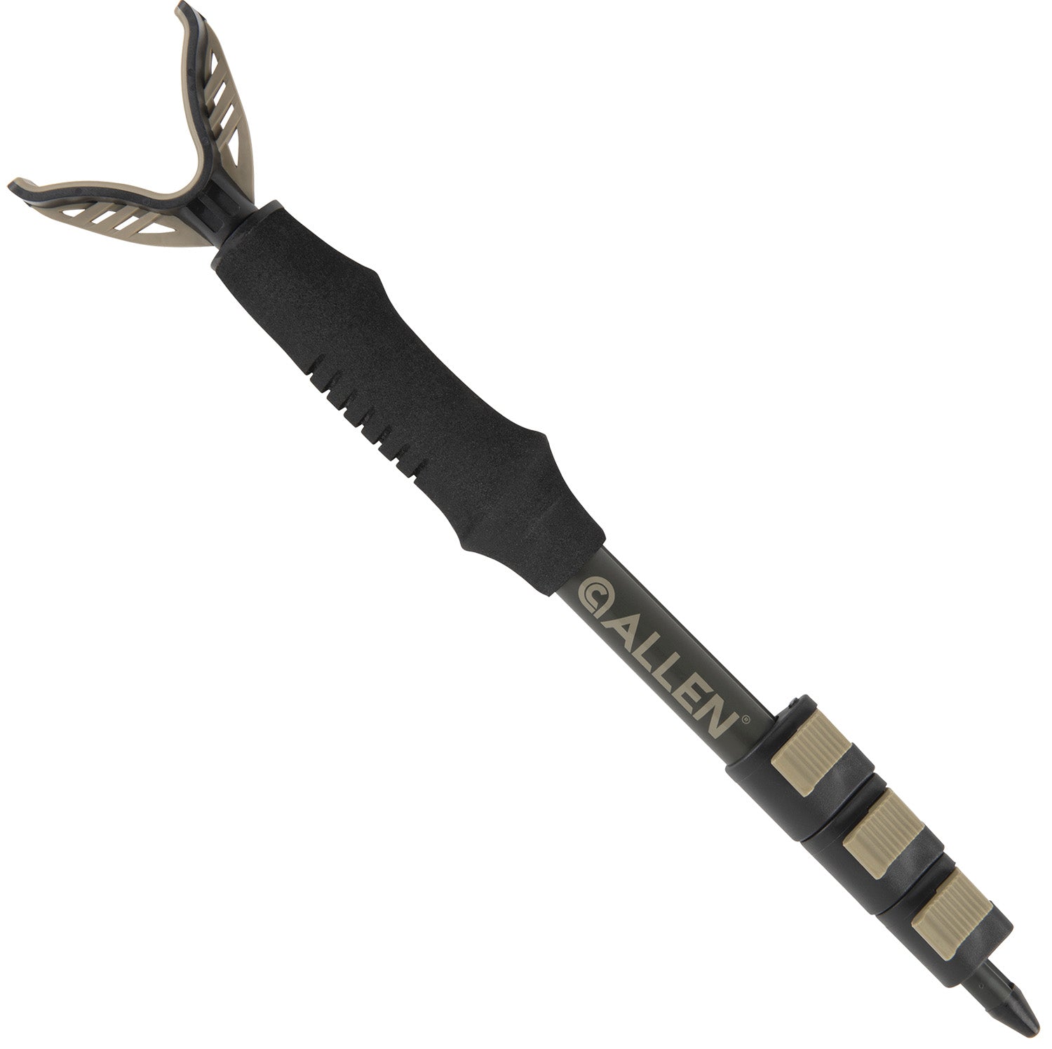 Allen Swift Compact Shooting Stick 2164 Matte Black Aluminum Sectional Cam Lock Padded Grip