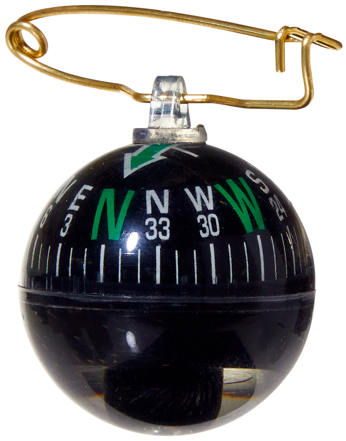 Allen Pin-On Hunting Compass Black Luminous Small