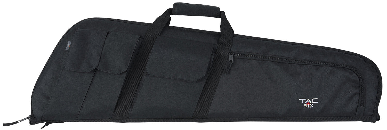 Tac Six Wedge Tactical Rifle Case 36 Inch Endura Black Knit Lined