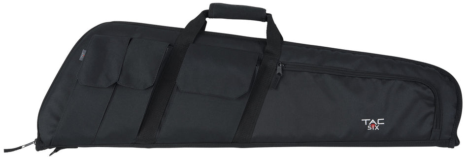 Tac Six Wedge Tactical Rifle Case 36 Inch Endura Black Knit Lined
