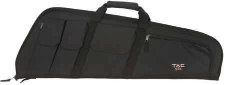 Tac Six Wedge Tactical Rifle Case 32 Inch Endura Black Soft Knit Lined