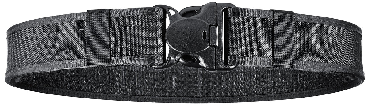 Bianchi Model 7200 Black Nylon Duty Belt 34-40" 2.25" Wide Buckle Closure