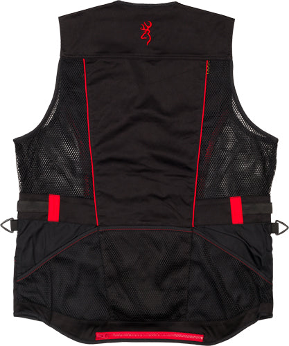 Browning Ace Shooting Vest Small Right Hand Black & Red