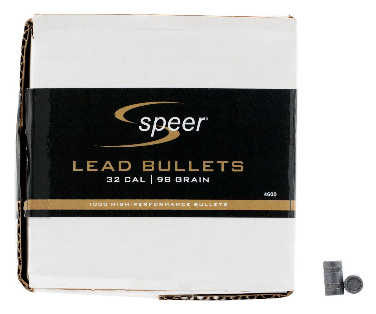 Speer 4600 Handgun .32 Cal 98gr Lead Wadcutter Bullets 1000/Box