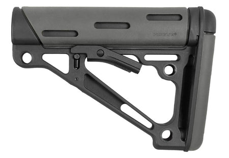 AR-15 M-16 Collapsible Buttstock Commercial Buffer Tube Fit - Slate Grey
